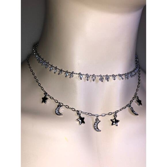 CHLOE + ISABEL celestial dreams layered choker necklace - N125 - Picture 1 of 6